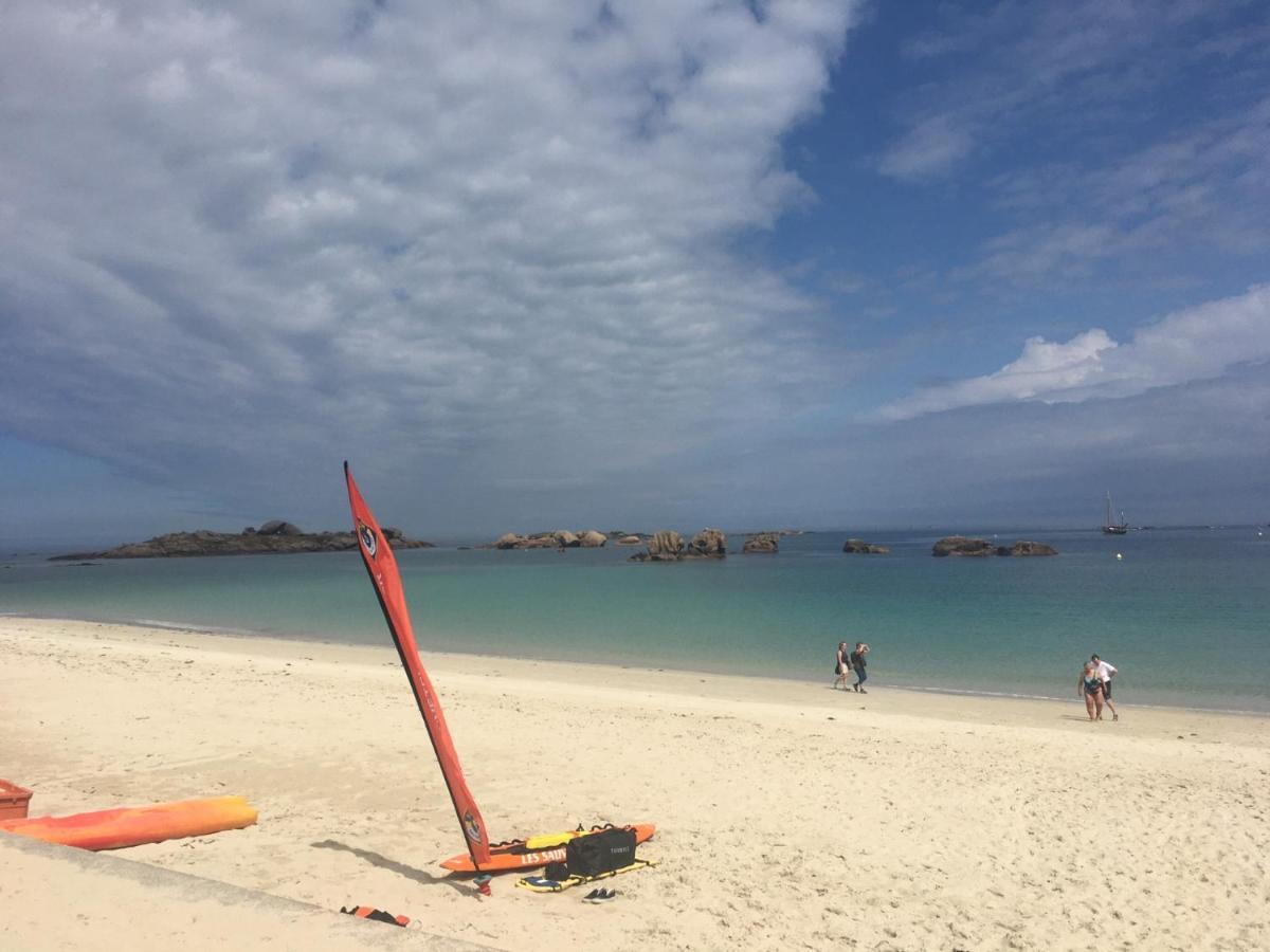 Belle Vue Sur Mer Saint-Michel-en-Greve Bagian luar foto